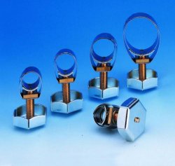 Slika za Chrome-nickel steel clamps,with screw