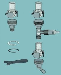 Slika za METAL ADAPTERS FOR NW 15, THREAD M14